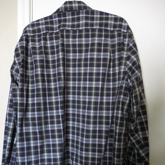 Izod Sports Shirt, Checkered, Size L, preowned - Picture 4 of 6
